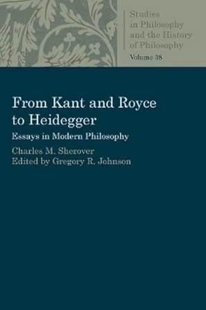 From Kant and Royce to Heidegger cover image